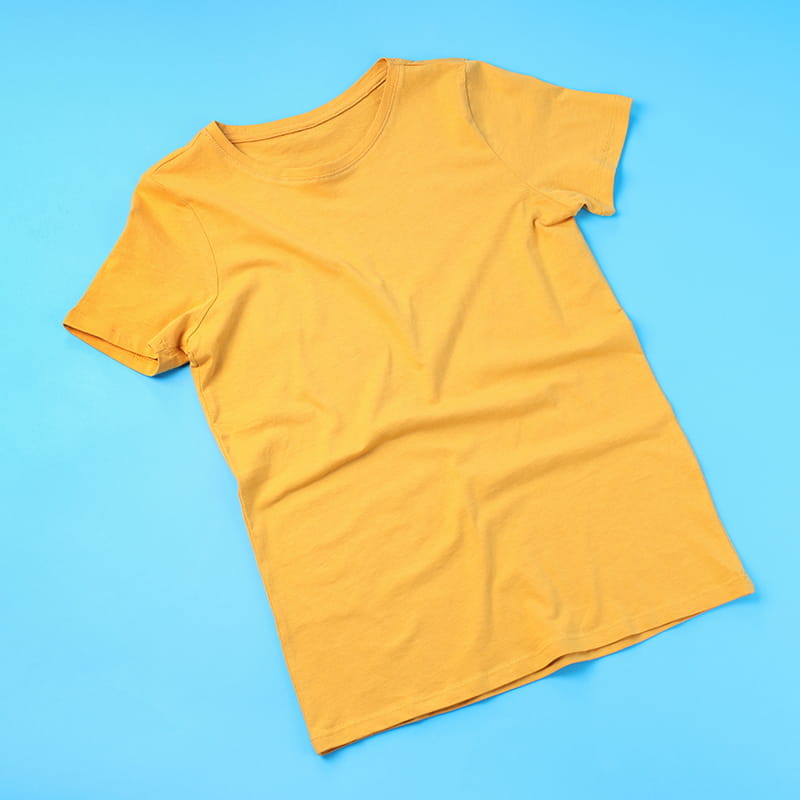 Blank yellow T-shirt