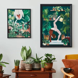 Domestic interior of living room